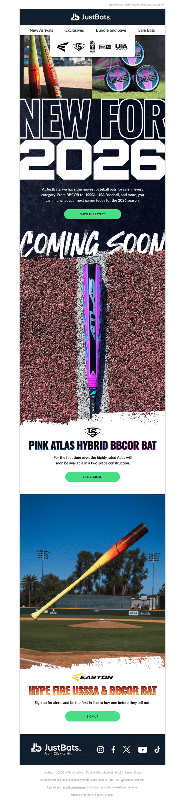 2026 BBCOR Bats for High School & College