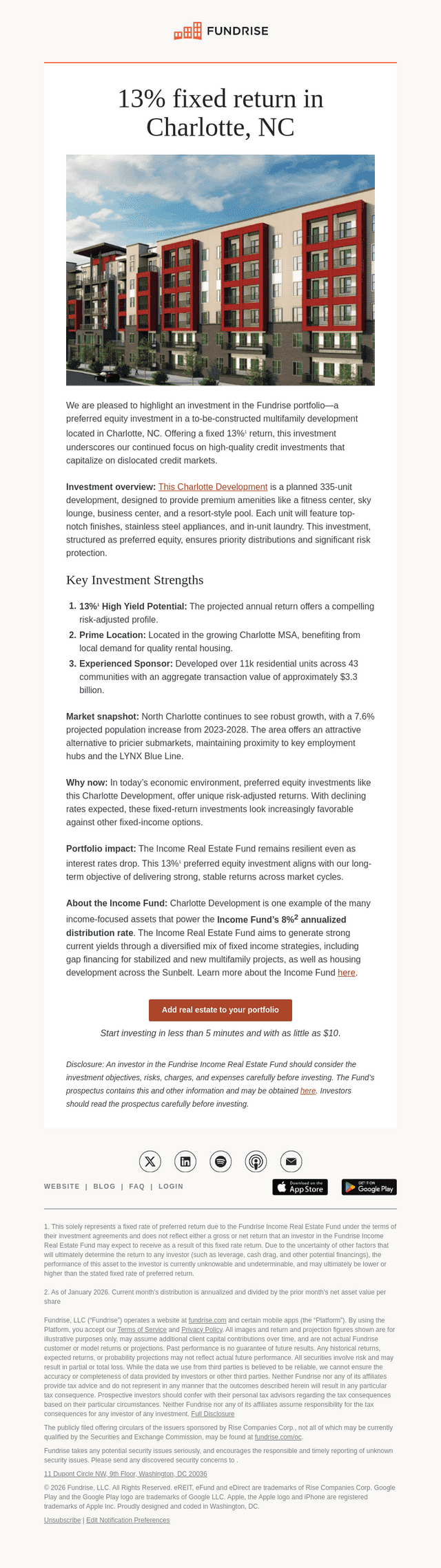 Preferred equity investment