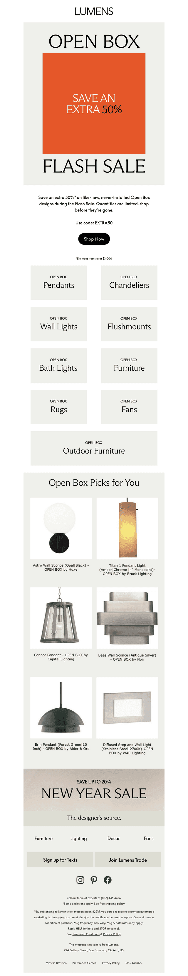 Starts Now: EXTRA 50% Off Open Box