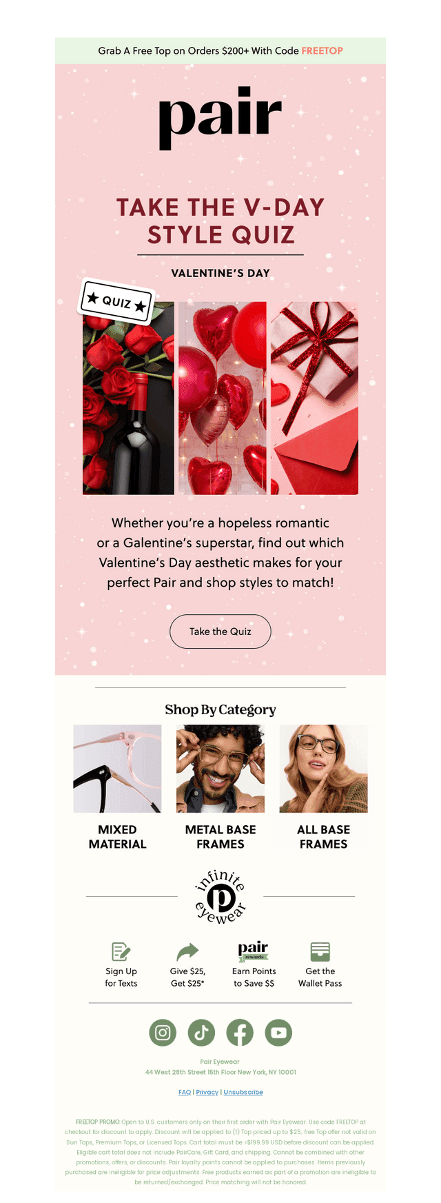 Pair Eyewear email from Fri, Jan 16, 2026