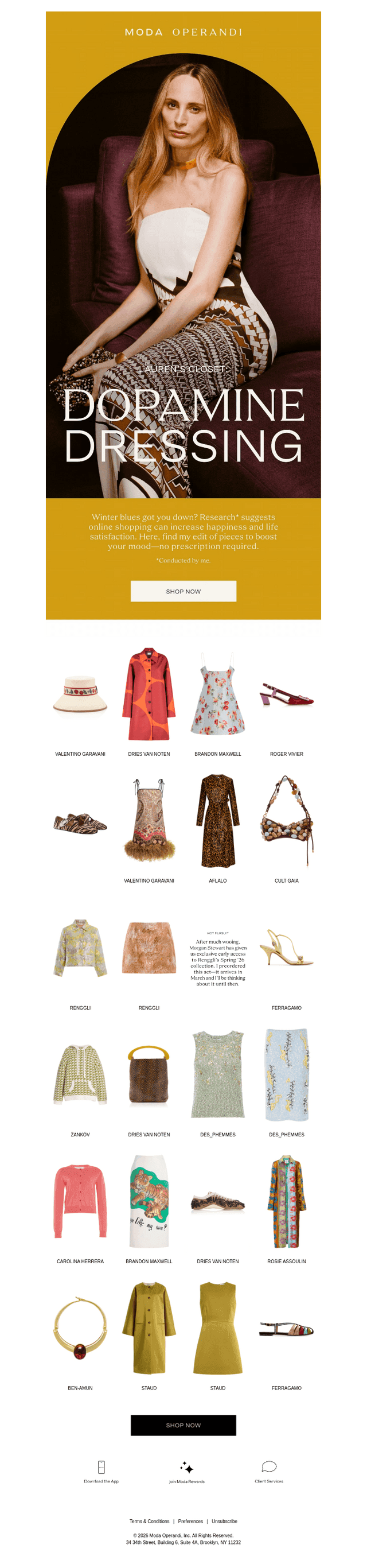 Moda Operandi email from Fri, Jan 16, 2026