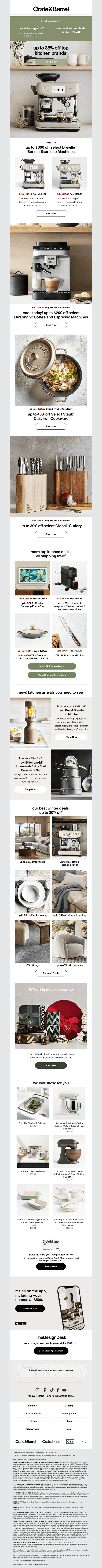 Ending soon. Up to 35% off. Let’s do this.