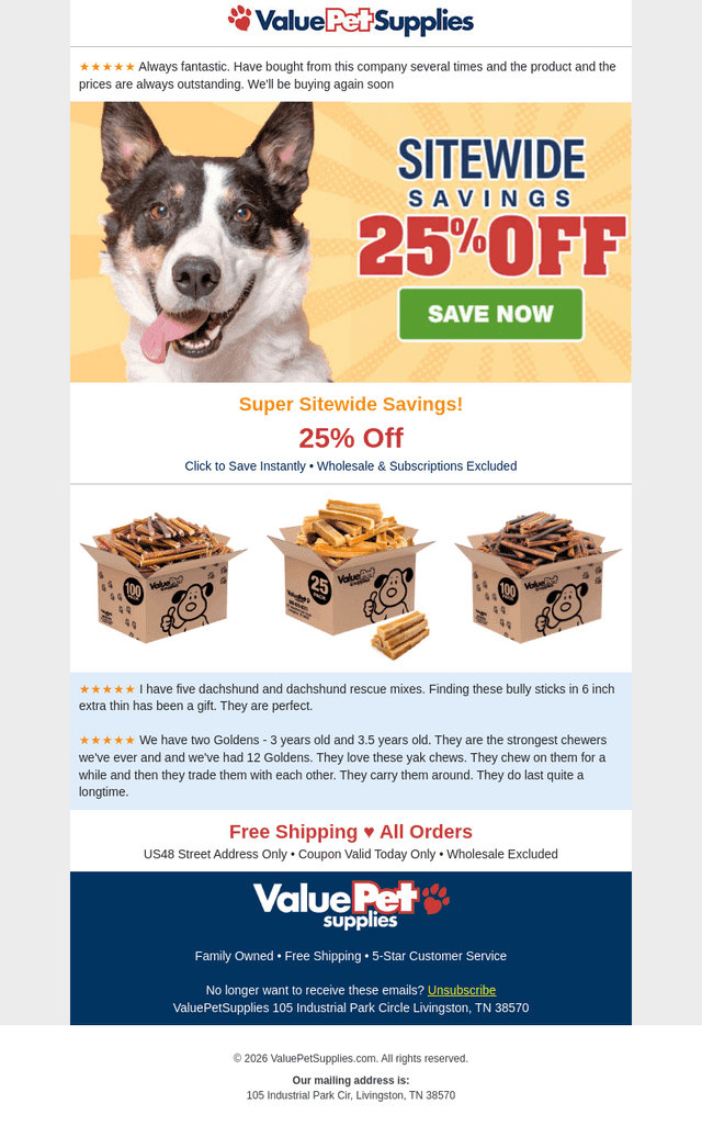 Weekend Savings < 25% Off Sitewide!