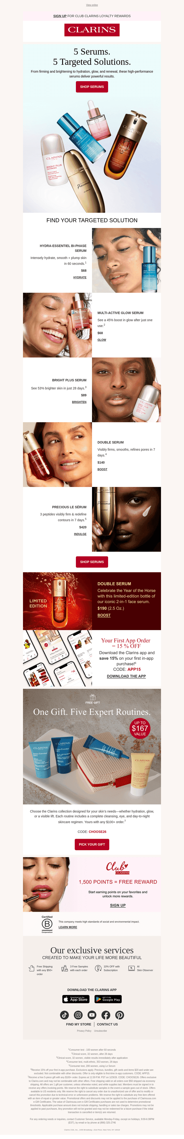 5 Serums. One Unstoppable Glow.