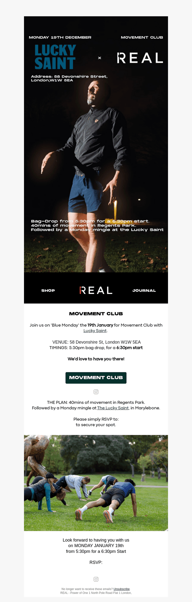 MOVEMENT CLUB with LUCKY SAINT