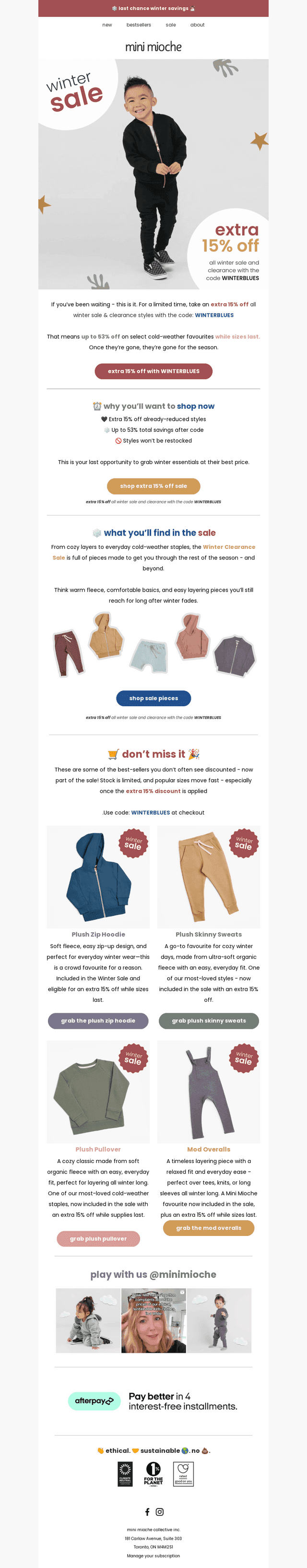 Up to 53% Off ❄️ Winter Clearance