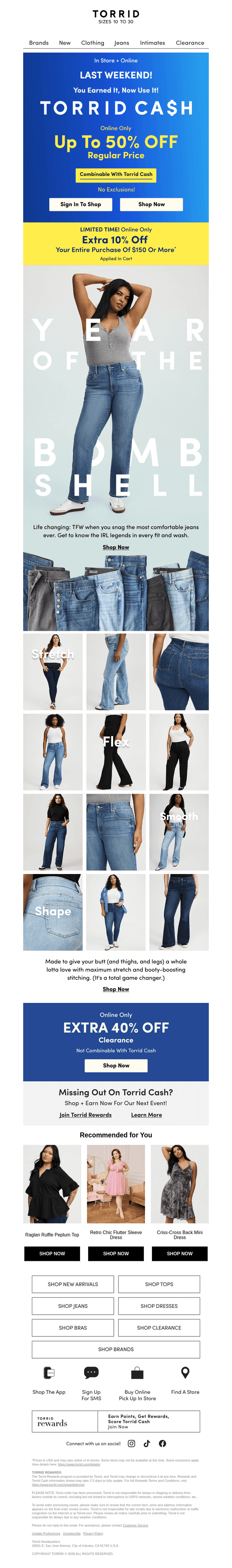 Life-changing jeans + EXTRA 10% off $150+ online