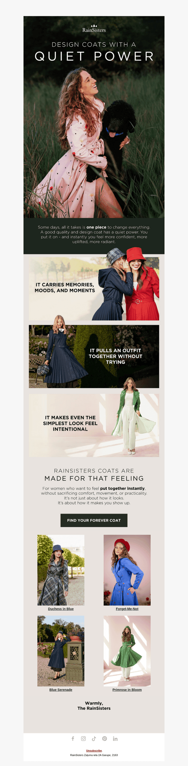 A coat that changes how you feel?