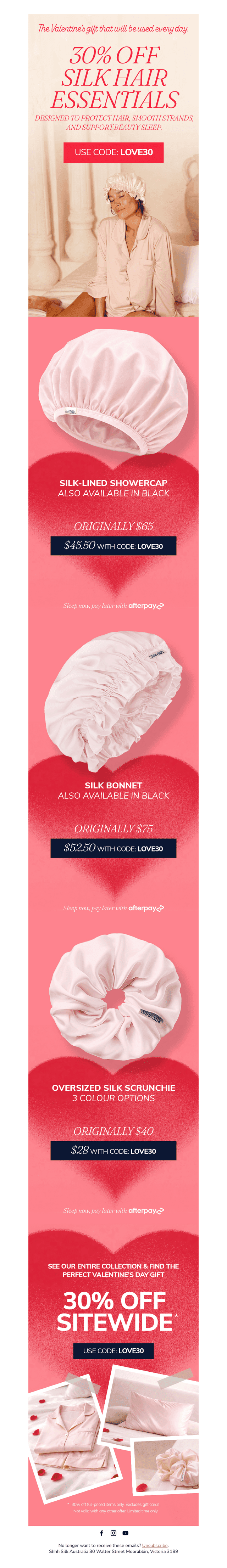 Valentine's Special: Save 30% on Silk Essentials! 💕