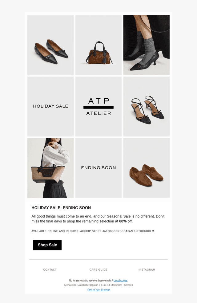 Ending Soon: Holiday Sale