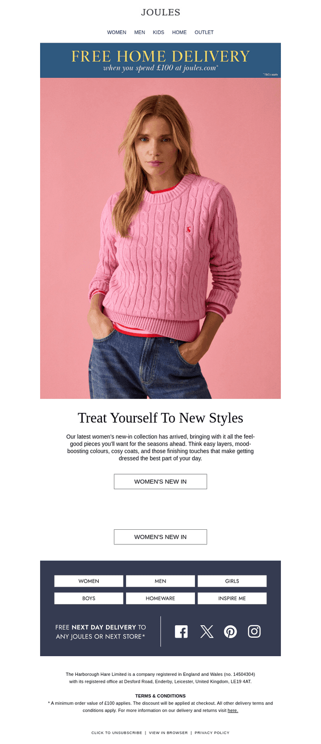 Joules email from Sun, Jan 18, 2026