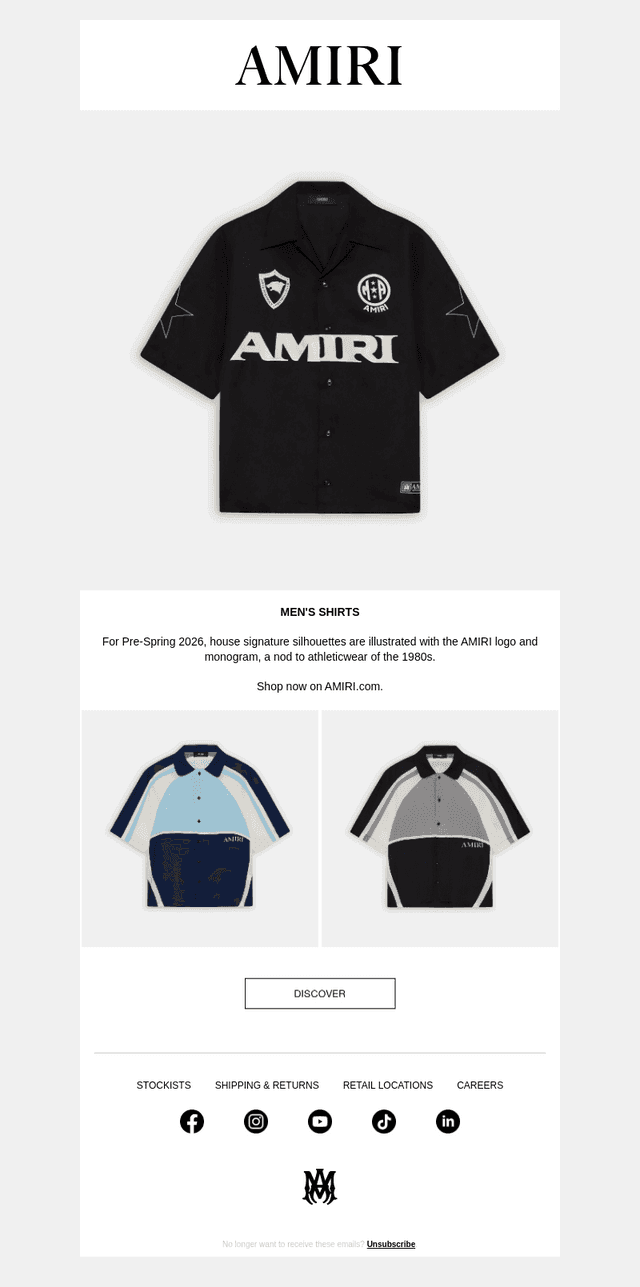Discover AMIRI Shirting