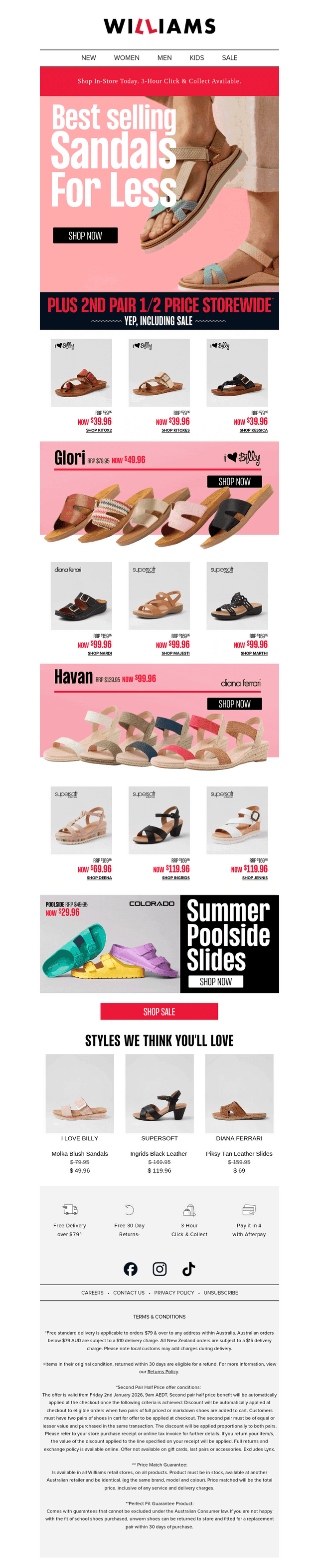 Best Selling Sandals For Less!