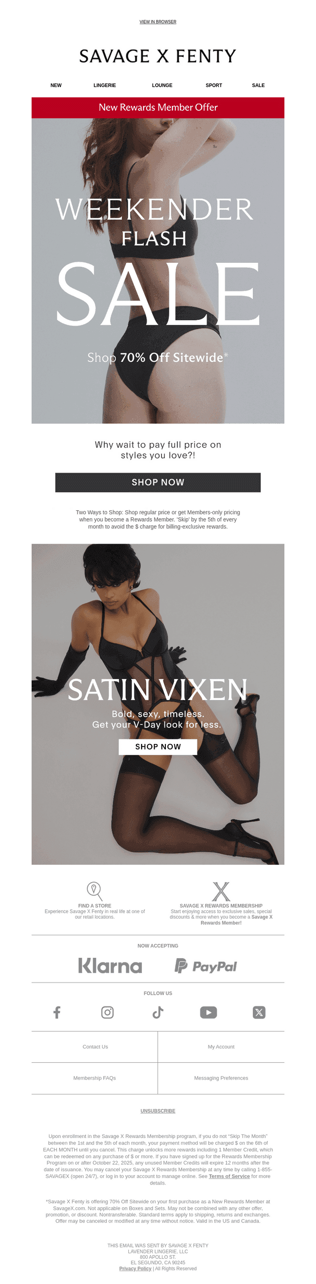 70% OFF Your V-Day Look!