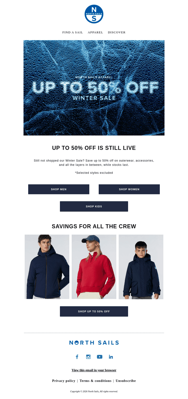 Don't Miss Up To 50% Off