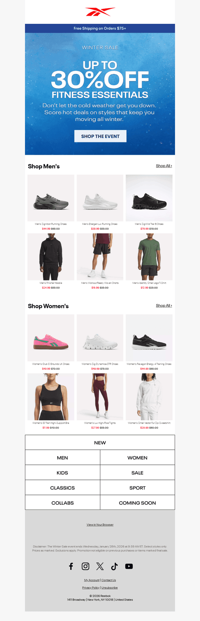 🥶 STARTS NOW: Up to 30% Off