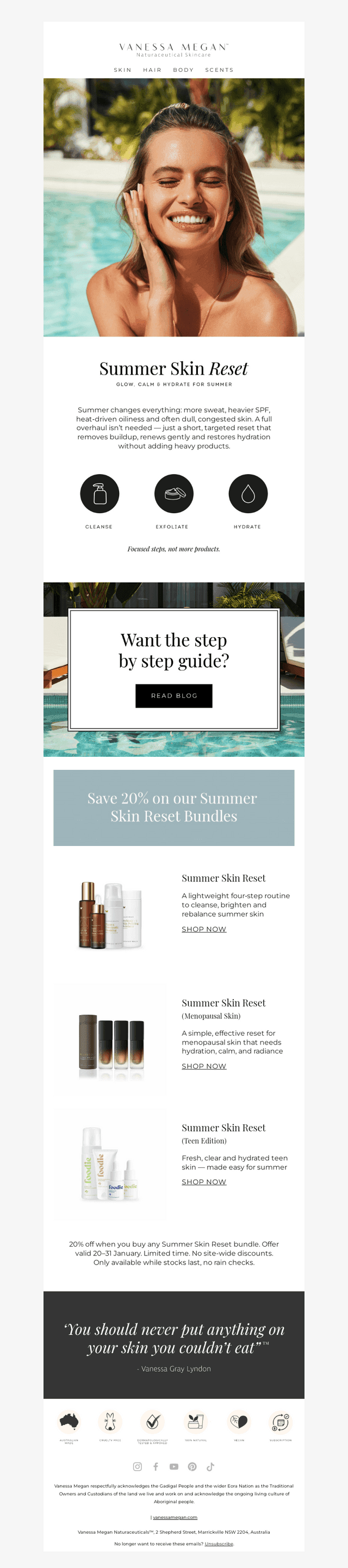 Reset your skin for summer