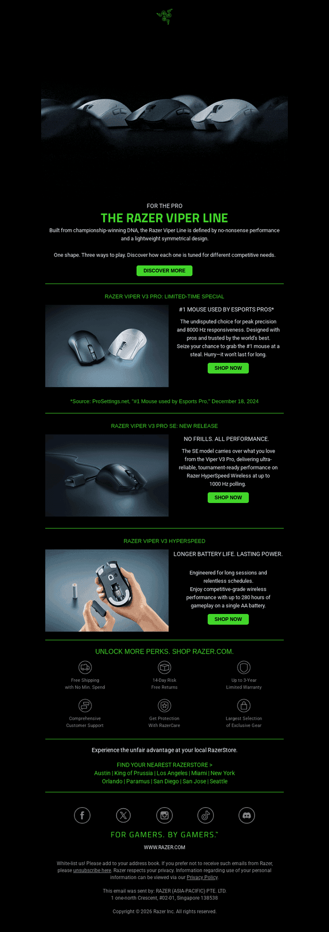In Focus: Razer Viper Line🐍
