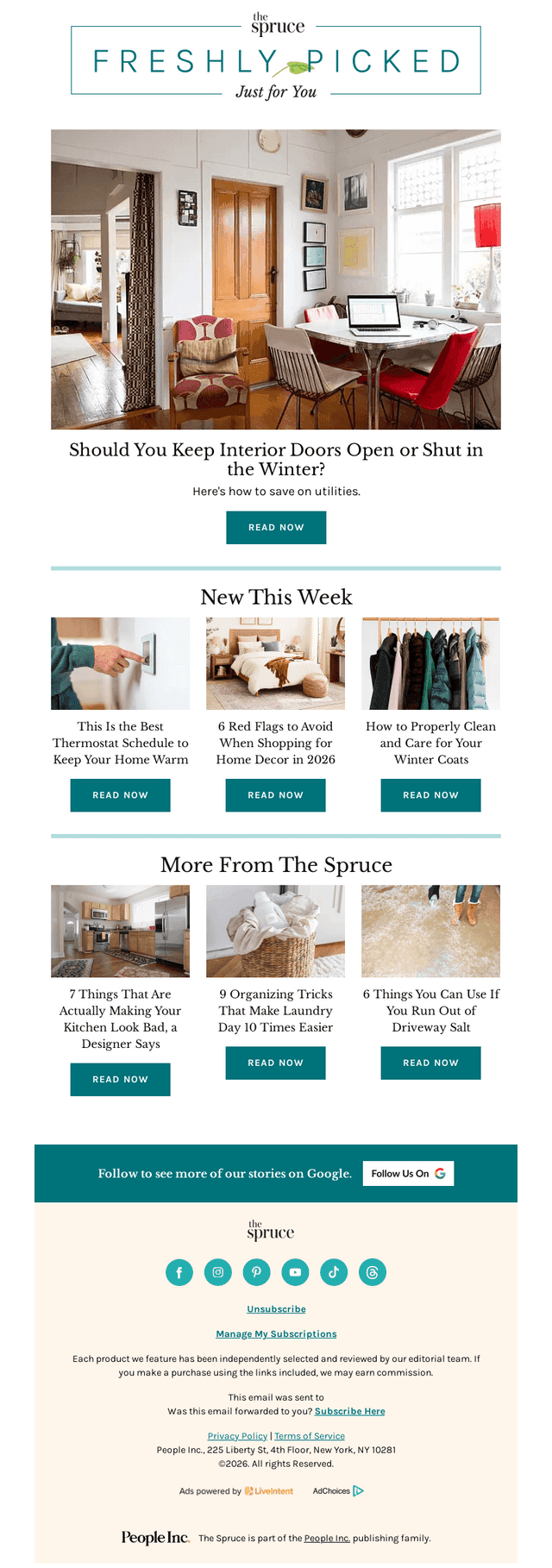 The Spruce Pets email from Mon, Jan 19, 2026