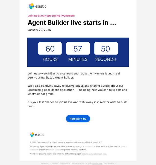 Final reminder: Build AI agents live