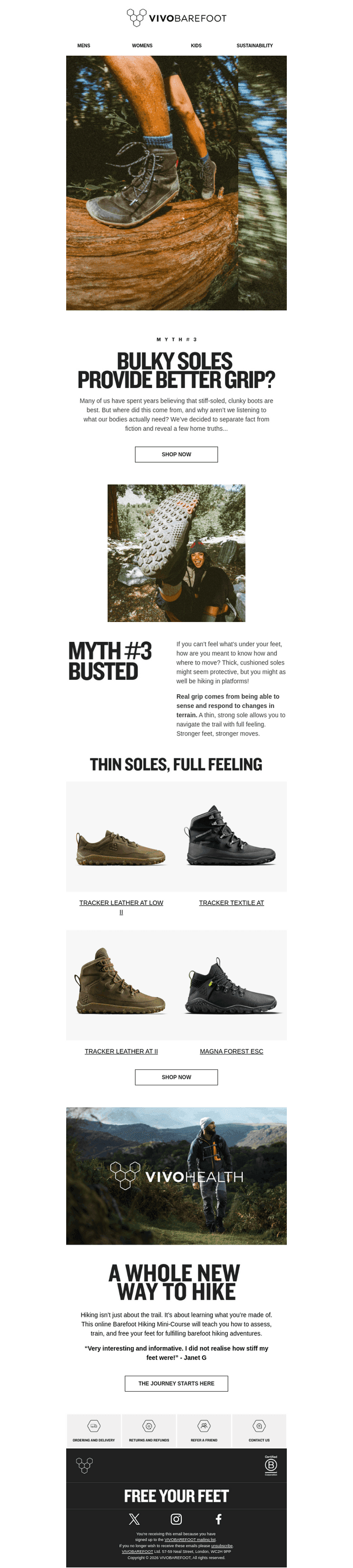Hiking with a thick soled boot?