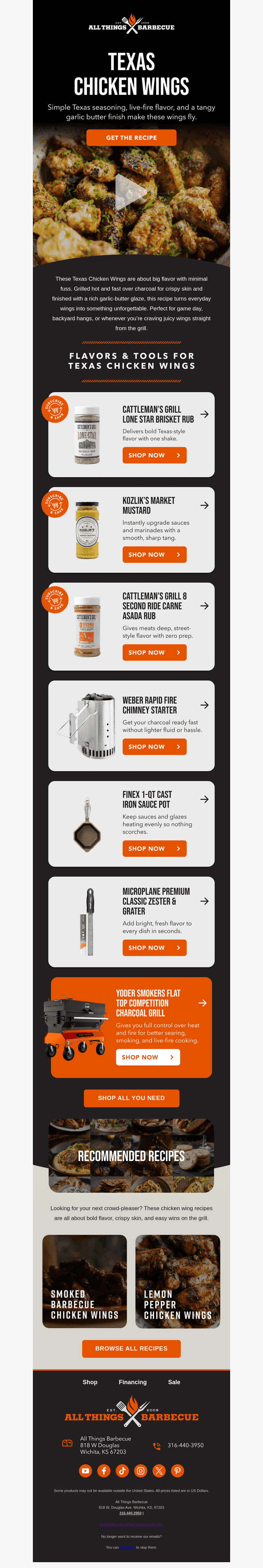 All Things Barbecue email from Tue, Jan 20, 2026