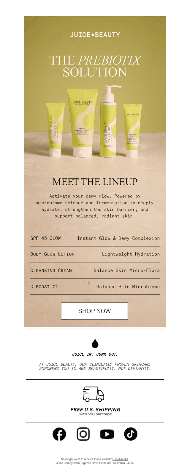 The Prebiotix Solution for Dewy, Balanced Skin