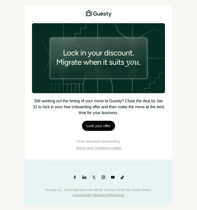 Last call for up to $5K discount