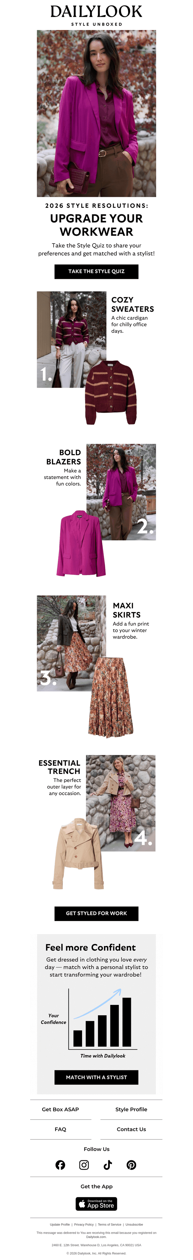DailyLook email from Tue, Jan 20, 2026