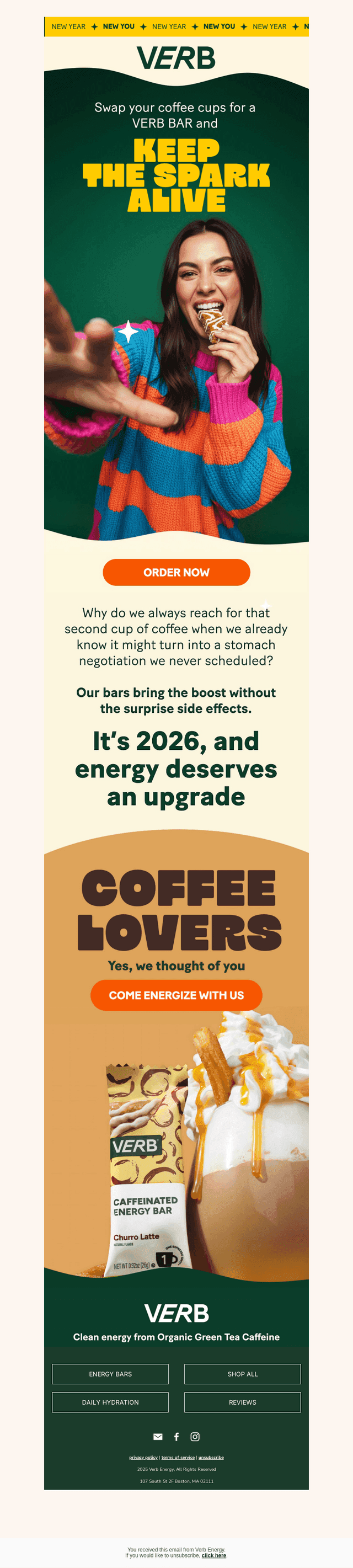 Verb Energy email from Tue, Jan 20, 2026