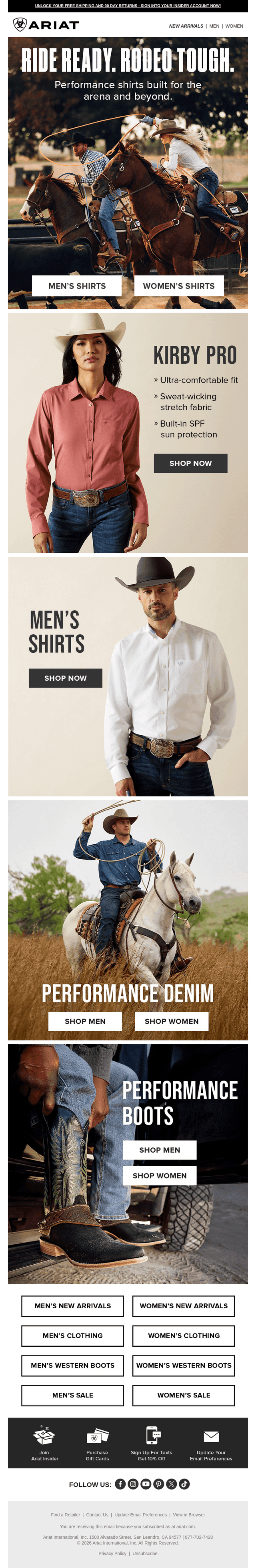 New! Rodeo-Tough Shirts