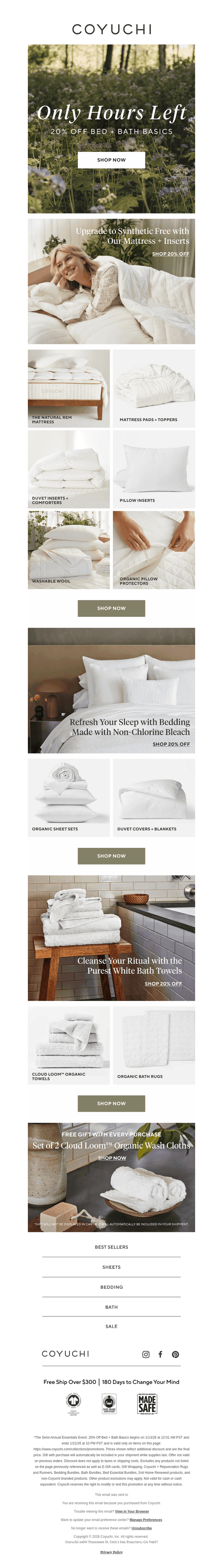 20% Off Ends TONIGHT! Have You Shopped?