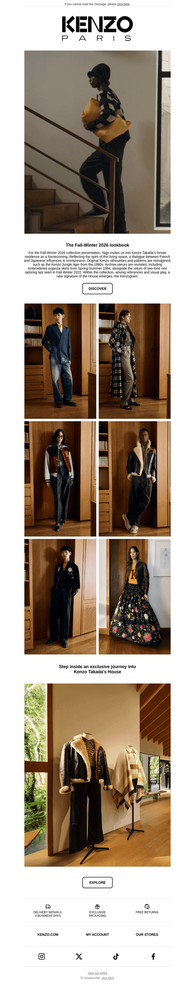 Kenzo reveals its Fall-Winter 2026 collection