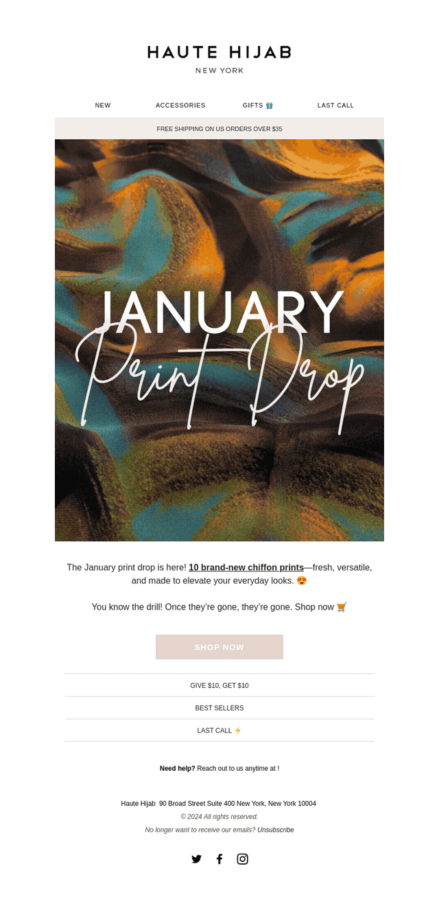 January print drop is here! 🛍️