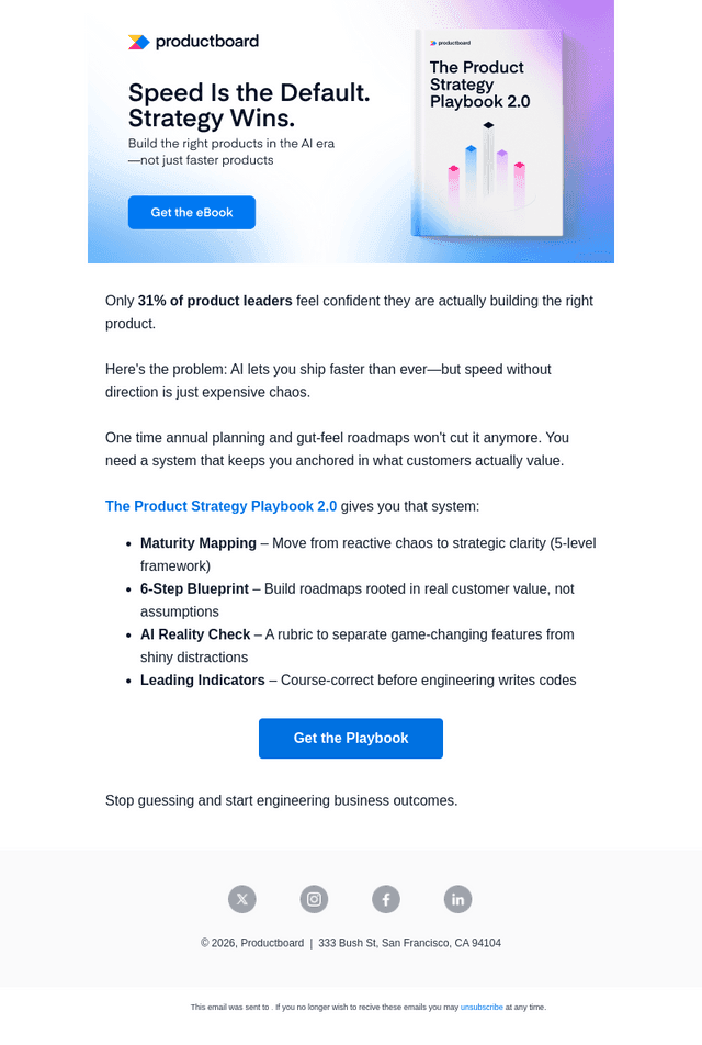 Build products customers can't live without