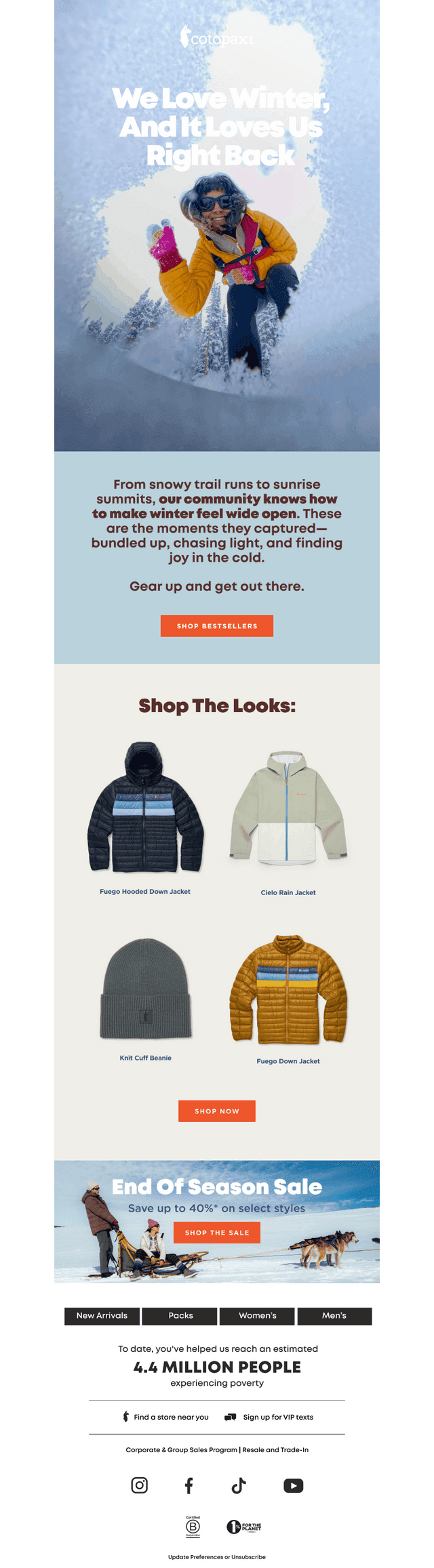 Cotopaxi email from Thu, Jan 22, 2026