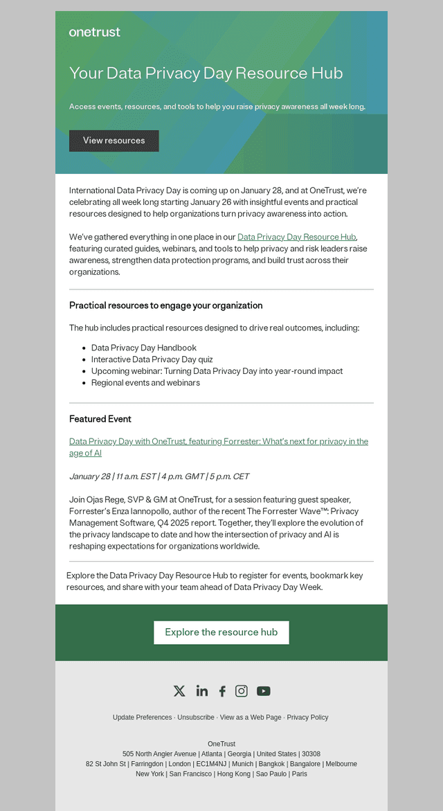 Get Ready for Data Privacy Day Week: Events, Insights & Resources