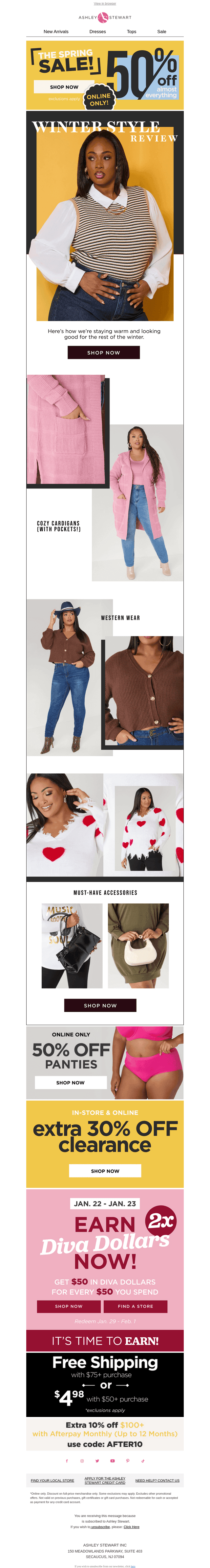 Winter ❄️ style review:  🤠 ❤️ 🎀