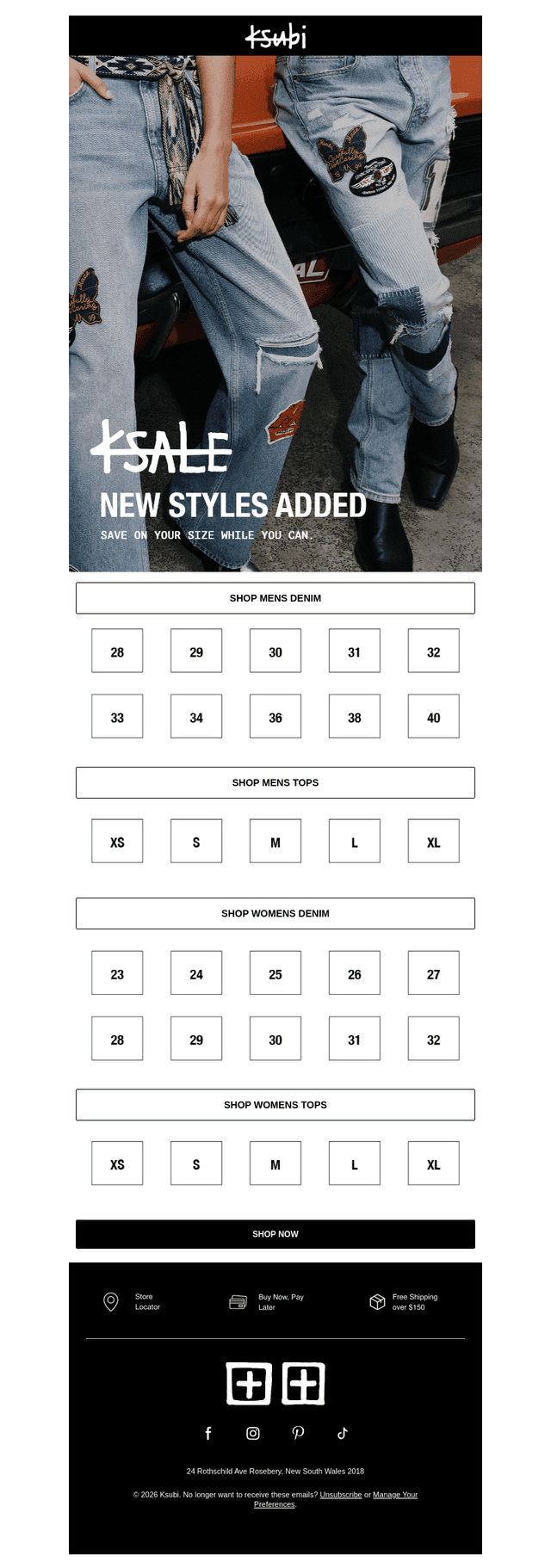 ++ NEW STYLES ADDED TO KSALE ++​