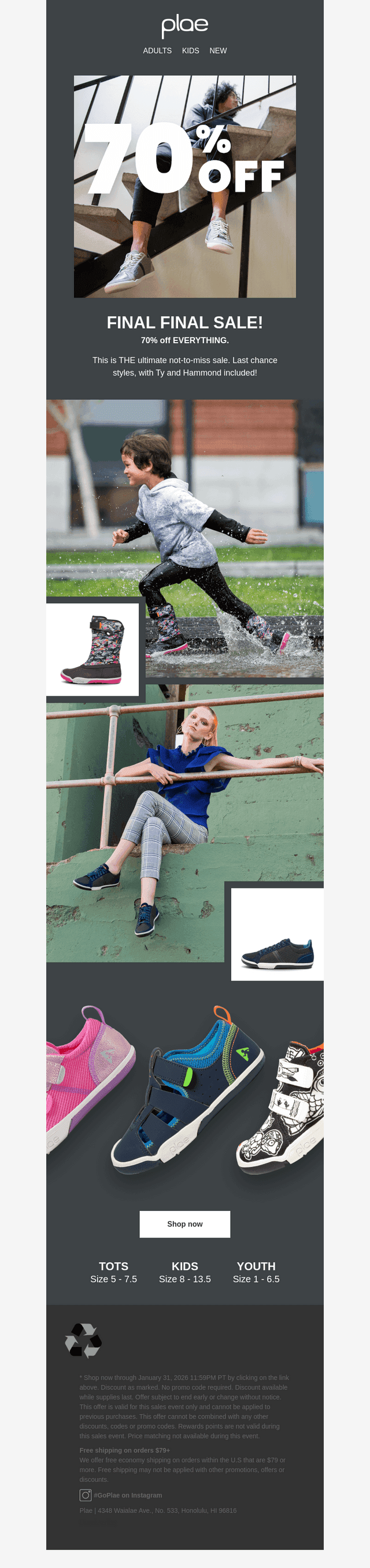 SUPER Sale TODAY - 70% EVERYTHING 👟👟👟