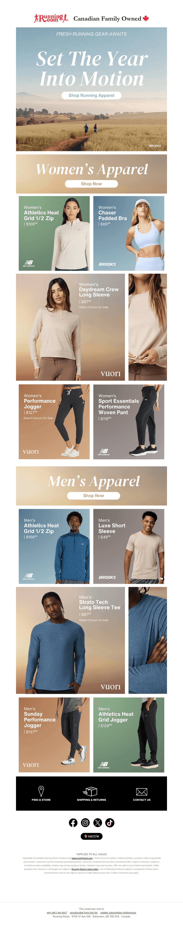 Set The Year Into Motion With New Apparel