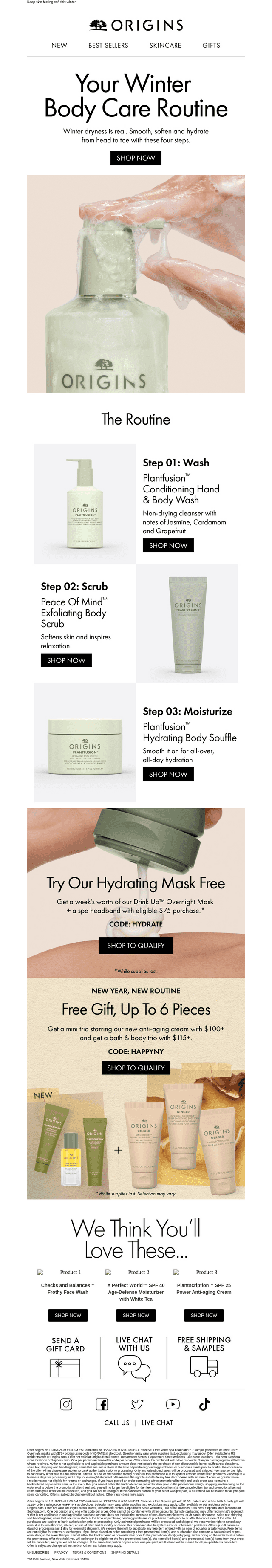 Your 4-step body care routine