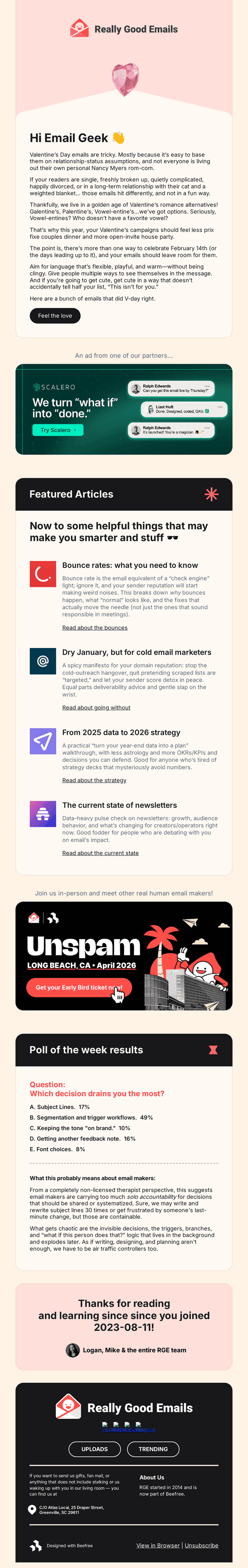 Really Good Emails email from Fri, Jan 23, 2026