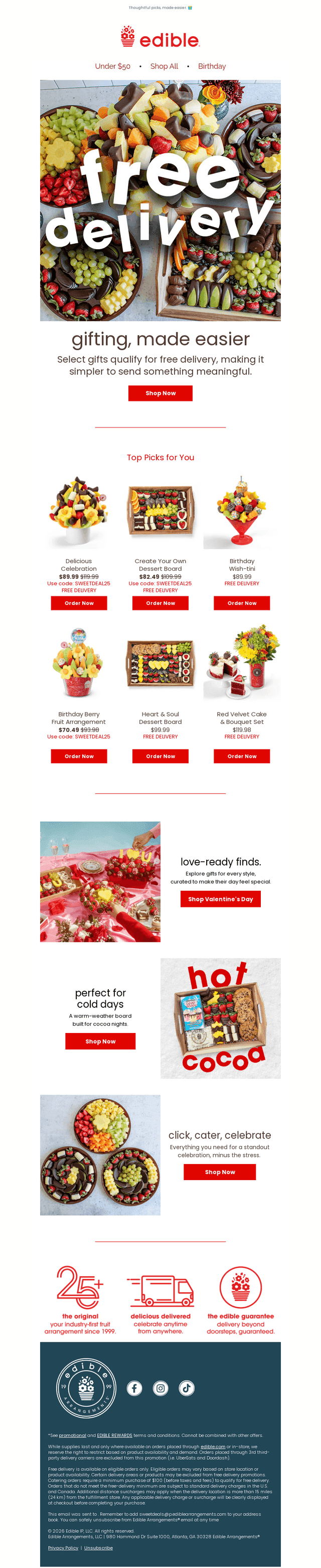 Free Delivery Available!
