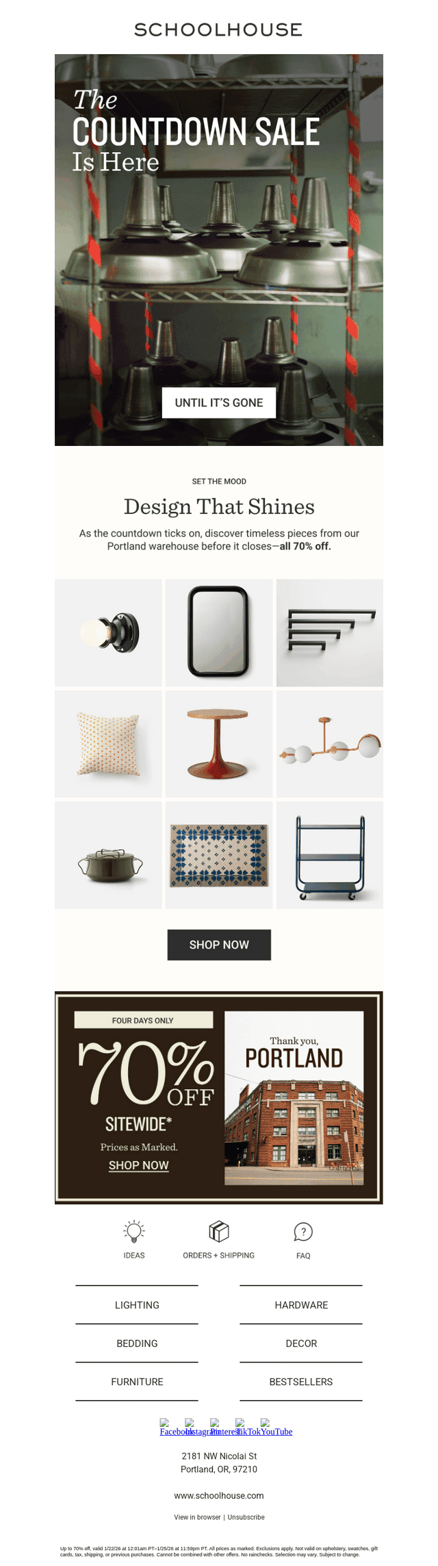 Countdown Picks all at 70% Off