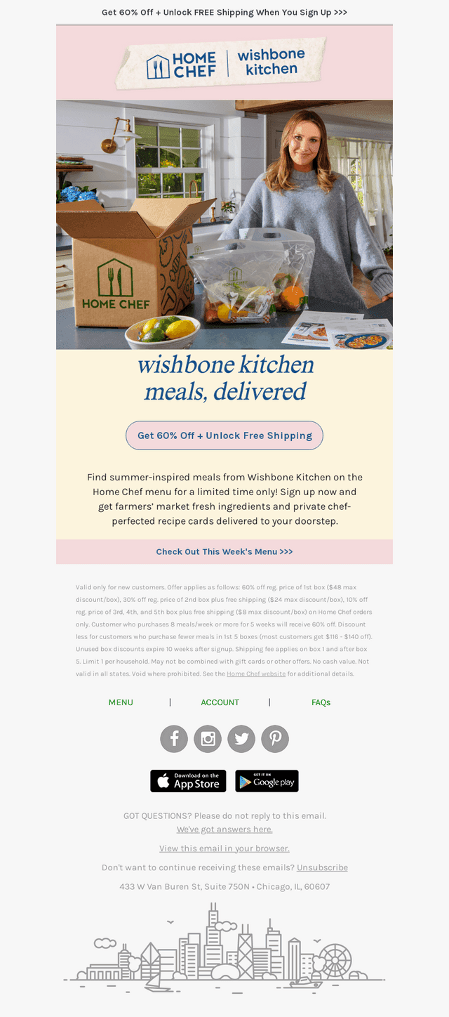 Home Chef email from Fri, Jan 23, 2026