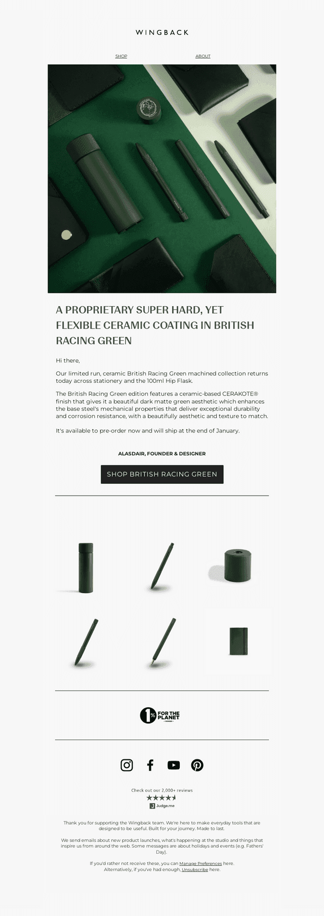 British Racing Green returns