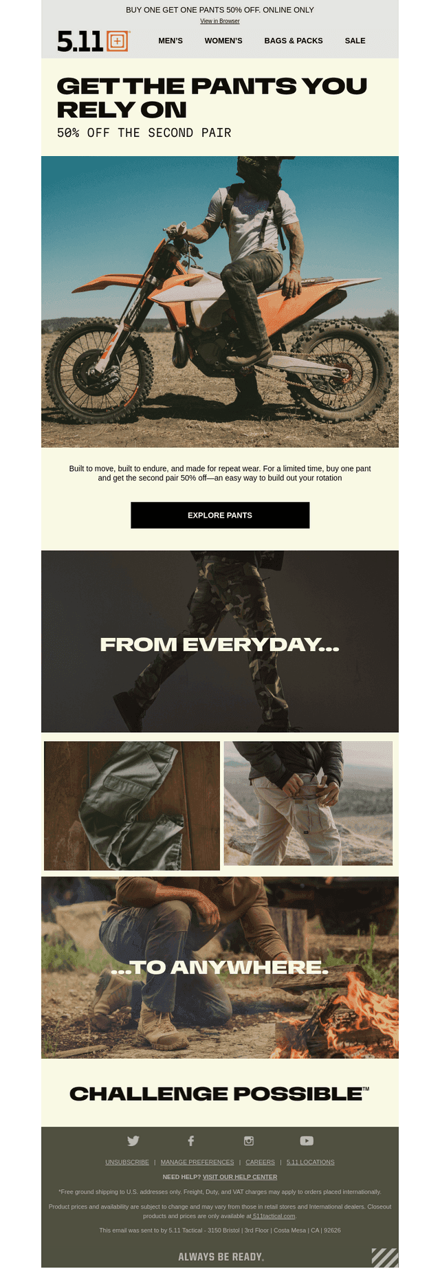 BOGO 50% OFF PANTS | NO EXCLUSIONS