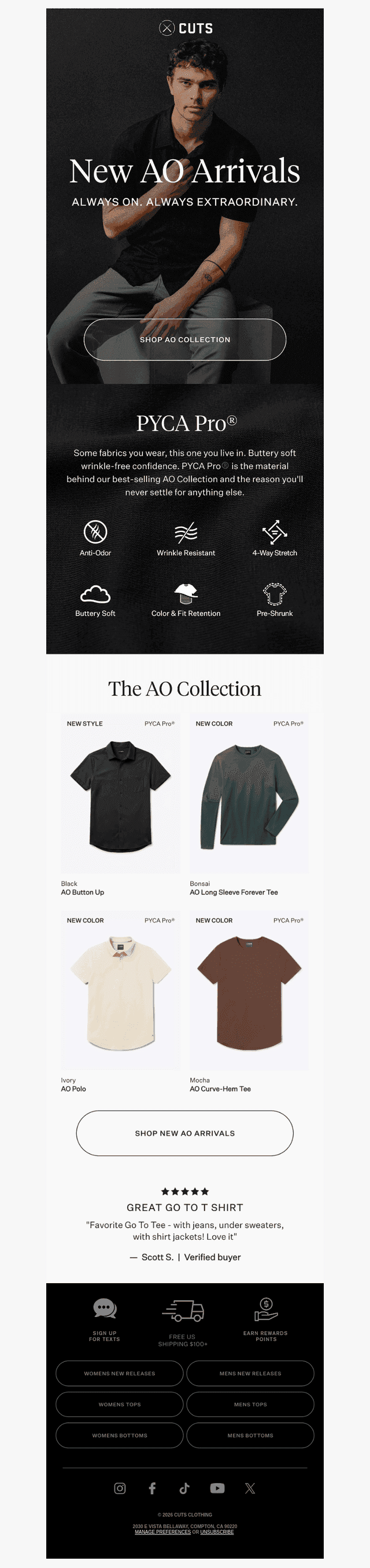 New AO Arrivals