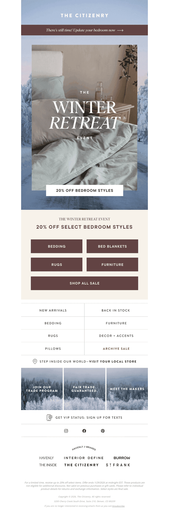 20% Off a Better Night’s Sleep